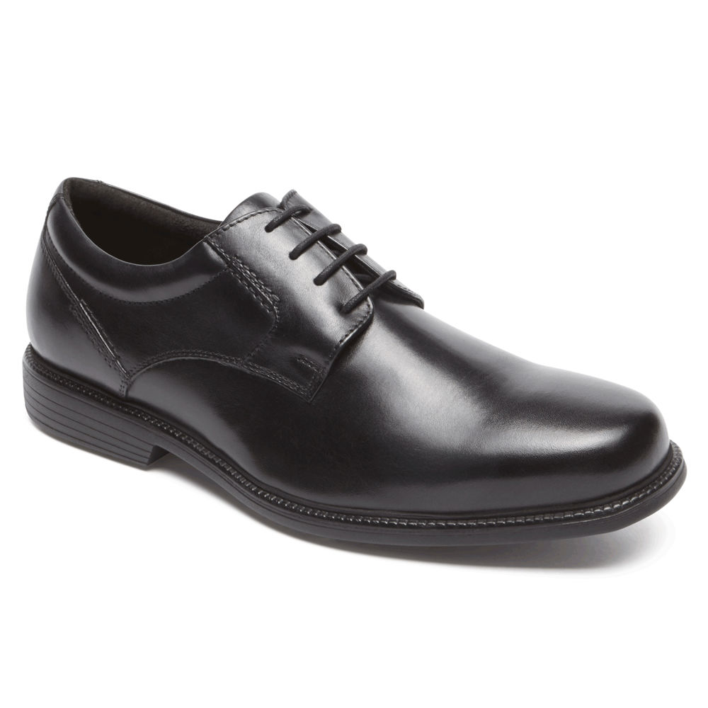 Oxfords Rockport Hombre Mexico - Charles Road Plain Toe Negros - VHTZS8354